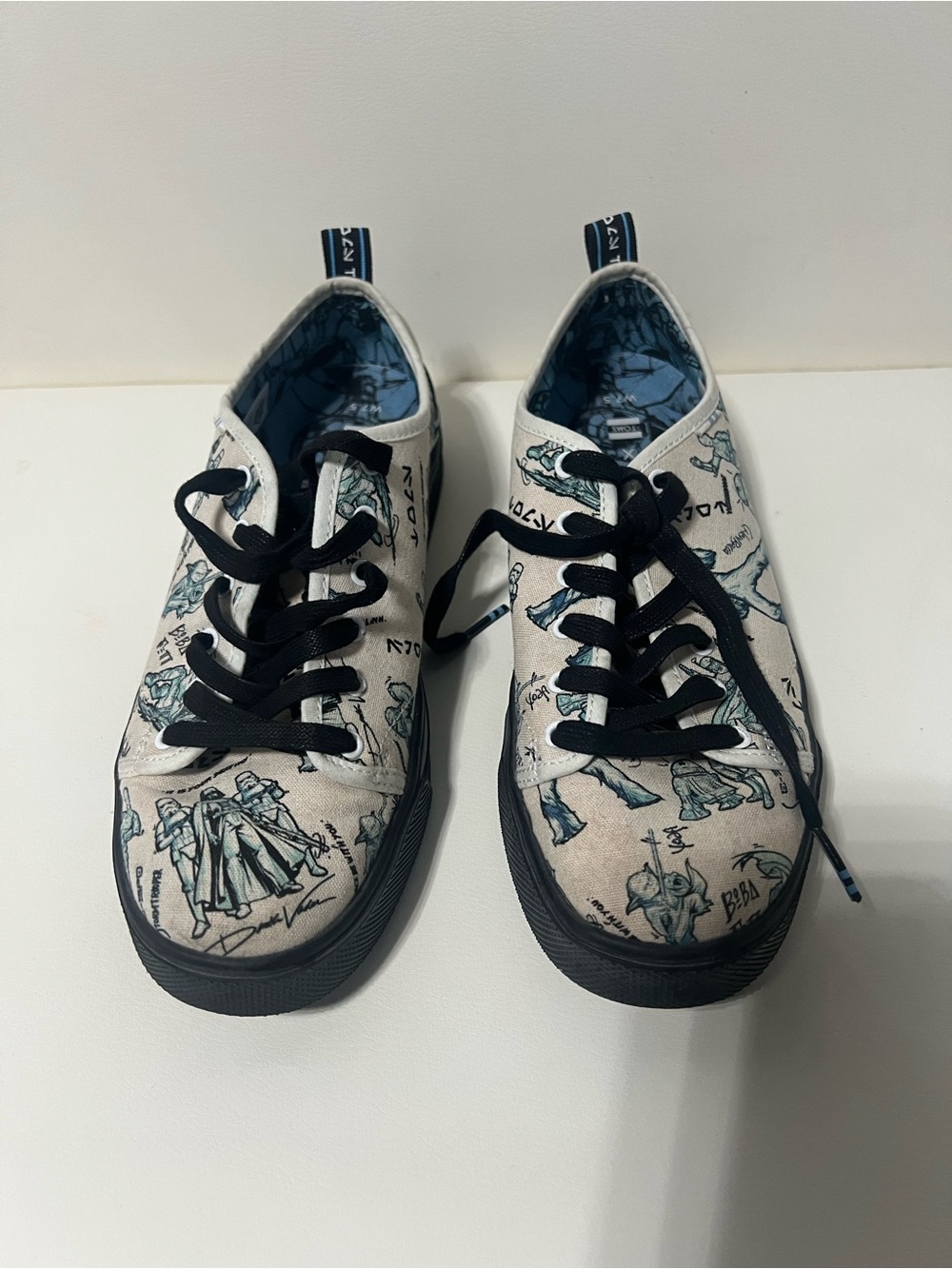 Toms Star Wars Canvas Sneakers - Cream/Blue/Black